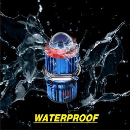 OBEROI'S TRADERS Super Bright H4 Fitting CYT Led Headlight Lens Projector Bulb | White and Yellow | High and Low Beam | With Cooling Fan For All Bikes, ATV and Scooters image 4