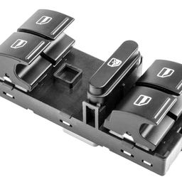 PAANJO Power Window Switch Compatible for Skoda Fabia Old Model 4-Door, 10 Pins Socket image 1
