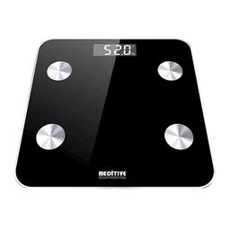 MEDITIVE Bluetooth Digital BMI Weight Scale with Body Fat Analyzer and Fitness Body Composition Monitor, with Mobile App, 180 KG image 5