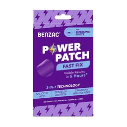 Benzac Power Patch | Fast-Acting Pimple Patch | 6-Hour Visible Results | Ultra-Thin & Invisible Acne Patches | Shrinks, Soothes & Fades Pimples | Dermatologist-Tested | Pack of 12 Patches image 1