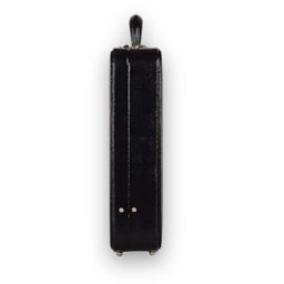 Executive Black Leather Briefcase with Combination Lock image 4