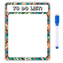 quirky है! Fridge Magnetic Memo- to Do List Fridge Memo Flexible White Board Sheet- Daily Planner with Marker (Rewritable Dry Erase) image 1