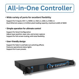 uprisen antraajaal Nova Star VX1 Processor (LED Display Video Controller, HDMI, DVI, VGA, Black, AV_SIGNAL_SWITCH, LED Display Video Processor) image 3