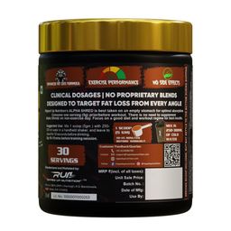 Ripped Up Nutrition Alpha Shred - Pro Series, Fat Burning Powder, Premium Ultra Strenth Lipolytic Fat Burning (Lightning Lamonade, 150gm, 1 count, 30 Servings) image 3