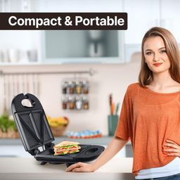 Prestige PSMFB 800 W Sandwich Toaster with sandwich plates|Makes multi-layered sandwiches|Black|1 year warranty image 5