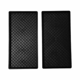 Micro Green Trays and Hydroponics Trays, Paddy and Wheat Grass Germination Purpose (Pack of 2 Nos)- (1 with Micro Drainholes and 1 Without Drainholes) - Home and Commercial Usage Purpose image 1