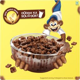 Kellogg's Crunchy Bites | Source Of Calcium, High In Protein, With 10 Essential Vitamins & Minerals, Source Of Fibre | Breakfast Cerea l For Kids | 375g image 3