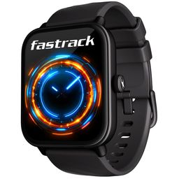 Fastrack Limitless Glide Smart Watch, Advanced UltraVU HD Display, SingleSync BT Calling, Advance Chipset, 85+ Sports Modes & Smartwatch Faces, AI Voice Assistant, 24 * 7 Health Suite, IP67 (Black) image 1