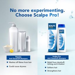 Scalpe Pro Daily Anti-Dandruff Shampoo | Removes Dandruff from Source | Helps with Itching, Irritation & Redness accompanying Dandruff | Scalpe Science | Climbazole & ZPTO Formulation | Strong & Smooth Hair | Daily Use | Dermatologically Tested Solution | For Women & Men | 200ml image 5