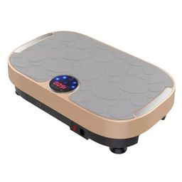indo best Indobest Mini Power Vibration Plate - 6 Modes | 120 Intensity Levels | Resistance Bands with Handle, Remote Control | Sleek Design Board for Full Body Workout | Exercise Equipment for Home Use image 1