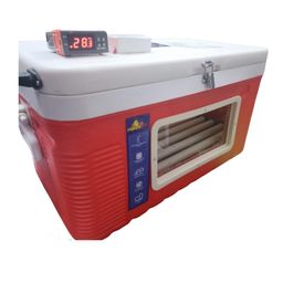 hatchpro 50 eggs incubator fully automatic | with viewing window, Automatic multipurpose egg turning tray and ABS Fibre Body (50 Eggs Capacity) image 1