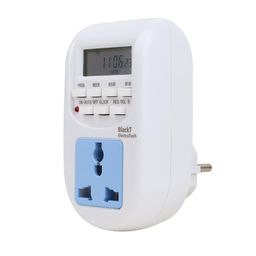 Blackt Electrotech BT41P 230V 10Amps 24x7 Energy-Saving Timer Plug Socket | Digital Programmable for Lights & Other Home Appliances image 1