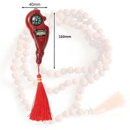 Portable Digital Jaap Mala Counter with Detachable Tasbeeh, Compass and Rotating Prayer Beads Misbaha Mantra Jap Finger Counter for Prayer jaap Counter image 2