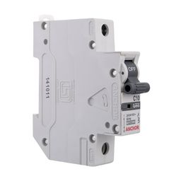 Anchor by Panasonic UNO 10 Amp Single Pole C Curve MCB | ISI Marked Single Pole 10A Miniature Circuit Breaker (98002) image 1