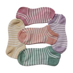 Socks Ankle Length Women/Girl Zebra Design Multiocolour Free Size Pack of 5 Pairs image 3