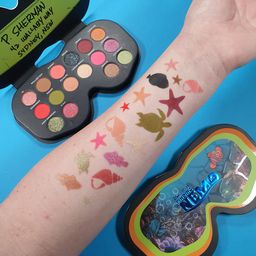 makeup revolution Disney Pixar’s Finding Nemo x Revolution P. Sherman Shadow Palette |16-pan oceanic-inspired palette | A mix of color-poppin' mattes & sparkling shimmers | Highly pigmented | Versatile colour story |12.9gm image 4
