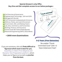 Coachifyy - Dream. Learn. Do. | One-Year Subscription | CUET, UG Entrances & 20+ Exams | Additional 2 Years Access to Coachifyy?s 1.2 Million+ Mock Tests & Adaptive Sectional Tests | Personalized Reports & Live Dashboard image 2