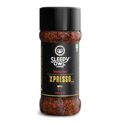 Sleepy Owl 100g Intense Java Xpresso Coffee | Strong Blend Instant Coffee | Makes 50 Cups | Dark Roasted To Perfection | Intense, Bold And Strong Flavour | Have It With Milk Or Without image 1