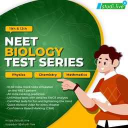 STUDI.LIVE NEET-2023 Online Test Series (Unlimited Practice and Tests) as per NTA Pattern & NCERT Syllabus (Email Delivery in 2 Hours - No CD)-NEET- TEST SERIES image 1
