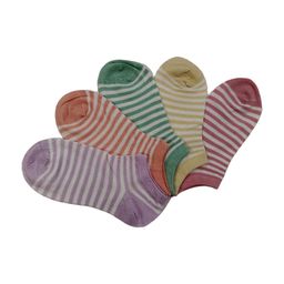 Socks Ankle Length Women/Girl Zebra Design Multiocolour Free Size Pack of 5 Pairs image 2