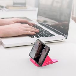 SKYCELL Portable Three-Sided Triangle Desktop Stand Mobile Paradise Universal Phone Pyramid Shape Holder Desktop Stand (Multi Color) (Pack of 5) Mobile Holder image 3
