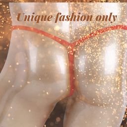 Men Open Pouch g String Thong Combo Pack Brief Free Size Red Free Size Suitable Age Between 18-45 Years (RED) image 3
