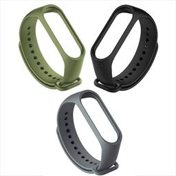 Inefable® Mi Band 3 & 4 Strap Band Wristband Strap Compatible with Mi Band M3 & M4 Original Device Not Included | image 1