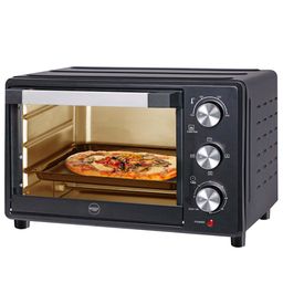 EASY OTG Oven Toaster Griller 23L: Adjustable Temp, Timer, Indicator Light, & Convection Lamp. 2-Year Warranty (Black OTG) 1380 W image 1