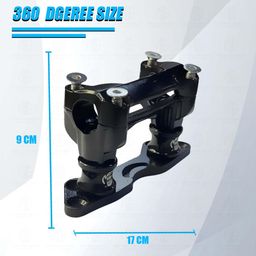 MOTO GENIUS Adjustable Handle bar Conversion Kit for Pulsar NS200 (BS4,BS6) | Customizable Handlebar Height Enhanced Comfort & Control image 3