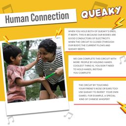 Blix Queaky- STEM Toy, Experimental Toy, Learning Toy, Creative Toy, Educational Toy, Best Gift Toy for Kids, Queaky is not just Musical and Sound Toy, Learn Through Play (Yellow) image 4