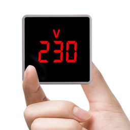 Blackt Electrotech (BT71PL) Plugin Digital Voltmeter Panel Meter LCD AC Voltmeter Volt Tester small size (1) image 1