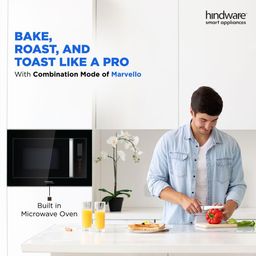 Hindware Smart Appliances Marvello 31L Microwave Oven | 6 Autocook Function | Microwave, Grill, Convection & Combination Mode | Digital Display | Touch Control | Child Lock with 1 Yr Warranty (Black) image 2