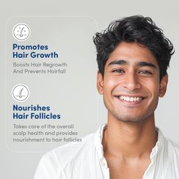 Man Matters Hair Oil With Rosemary, Onion, Bhringraj, Shikkai, Brahmi & Amla Oils | Reduces Hair Breakage, Nourishes Hair & Protects Shine | 100ml image 4