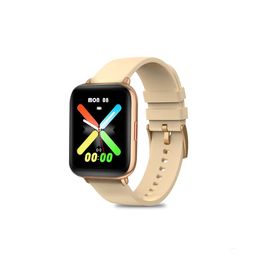 MUSTARD CZAR Smart Watch with 1.81" Curved Display with 3D Dynamic dial, Bluetooth Calling, Water Proof IP68, 10 Built-in &100+ Sports Mode, 150+ Watch Faces, Dedicated Spo2 & Female Care (Gold) image 1