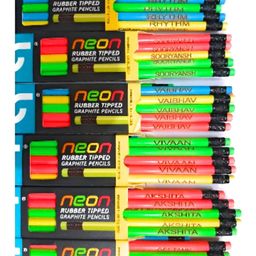 EXPRESS LASER PERSONALIZED NAME PENCILS BOX SET OF 10 PCS image 1