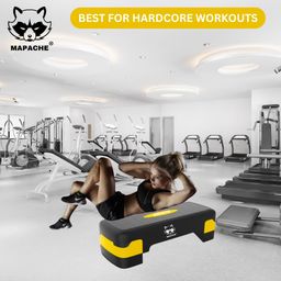 Mapache Adjustable Aerobic Stepper for Effective Home Workouts and Cardio Training Stepper image 3