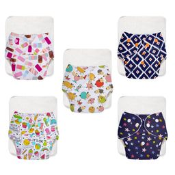 SuperBottoms BASIC EASY - Cloth Diapers+ Inserts - Freesize Adjustable and Reusable Cloth Diaper for babies 0-3 Years | With quick drying prefold style soaker-Assorted image 1