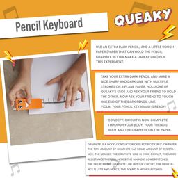 Blix Queaky- STEM Toy, Experimental Toy, Learning Toy, Creative Toy, Educational Toy, Best Gift Toy for Kids, Queaky is not just Musical and Sound Toy, Learn Through Play (Yellow) image 3