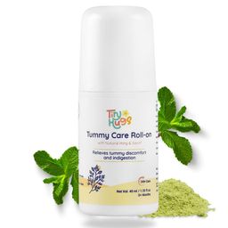 TinyHugs Tummy Roll On for Baby Colic, Relieves Gas & Indigestion + TinyHugs Diaper Rash Cream with Aloe Vera & Cucumber Extracts, Soothing Relief for Tender Skin | 40ml + 50g image 2