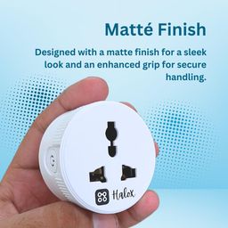 halox stay connected HALOX 10A Wi-Fi Smart Plug Socket Suitable For Small Appliances like TVs, Air Purifiers, Mobile & Laptop Chargers Compatible with Alexa, Works with Halox Smart App image 3