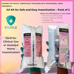 V SHAJAG Complete IUI Cannula Kit (17cm)(IUI Cannula Kit, Collection Container, and 2 Bonus Droppers)-Fertility with Precision (Pack of 2) image 5