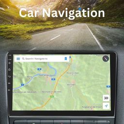 modishombre Modorwy Hyundai Eon 2011-2020 9Inch 1280P HD IPS Car Android Display With Gorilla Glass | Double Din Car Stereo | Android 12 | 2GBRAM/32GBROM Multimedia Player With AHD Camera,Dashboard Frame & Socket image 4