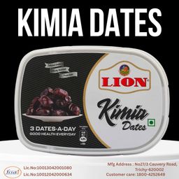 Lion dates Kimia Mazafati Dates, 1.5kg (500g x 3 Packs) – Premium Soft Khajoor/Khajur, Nutritious Dry Fruits Pack of 3 image 3