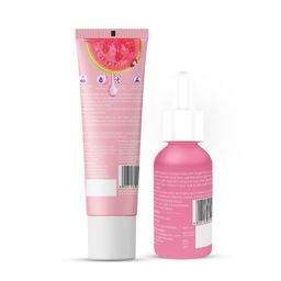 plix - the plant fix PLIX - Guava Glow Regime with 10% Vitamin C Face Mini Serum (10ml) & Juicy Mini Cleanser | For Dark Spot Corrections and Brighter Complexion | (20 ml) (Pack of 2) image 2