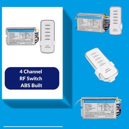blackt electrotech Blackt Electrotech: 230 Volt RF Remote Control Switch for 4 Channel ON/Off Your Devices image 4