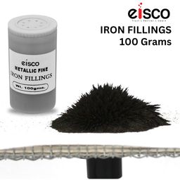 EISCO Fine Iron Filings (100g) Easy Sprinkle Magnetism Science Experiment Kit | Perfect for Classroom Projects, Physics Activities, STEM Learning, and Educational Fun for Kids and Adults | Resealable Jar image 3