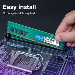 Crucial CB4GU2400 4GB 2400Mhz DDR4 1.2v CL17 UDIMM RAM Memory Module for Desktop image 5