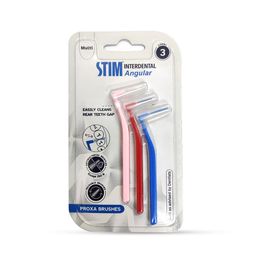 STIM Interdental Angular Multi Pack for Narrow Gaps, Wide Gaps & Tight Gaps | Easy Cleaning Between Teeth | Dentist Recommended (Multipack, Pack of 1) image 1
