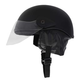Sage Square Multipurpose Half Helmet for Men's and Women's (Large, Black Matte) image 2