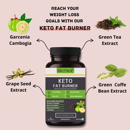 Outsup Keto Fat Burner 60 Caps 1000MG, Weight Loss Supplement for Women & Men With Garcinia Cambogia, Green Coffee Beans,Green Tea Extract & L-Carnitine | Metabolism Booster, Fat Burner - Pack of 1 image 5